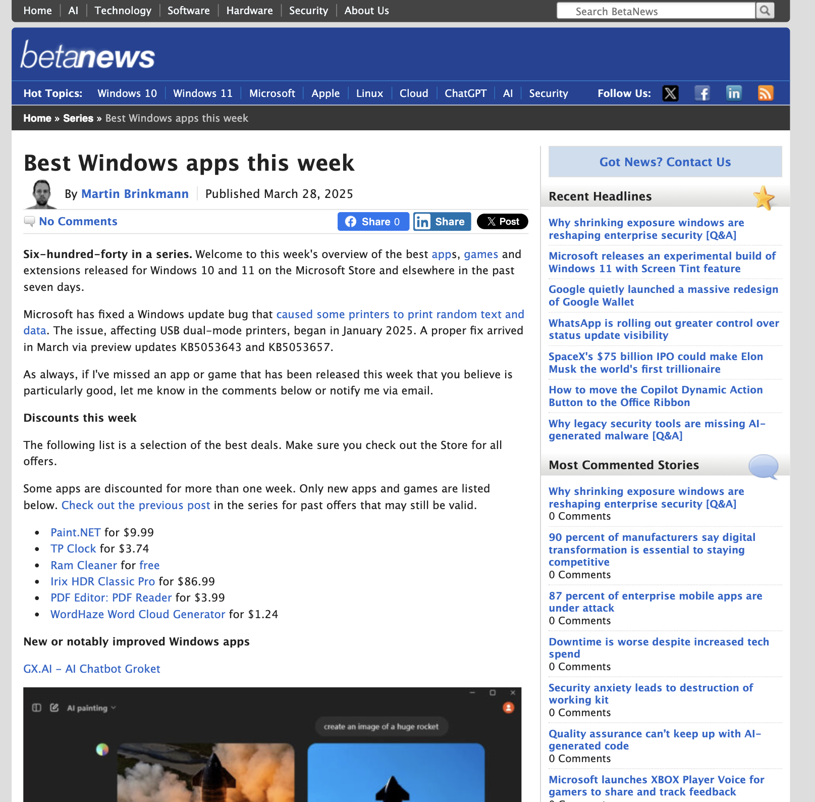 BetaNews reference for WordHaze